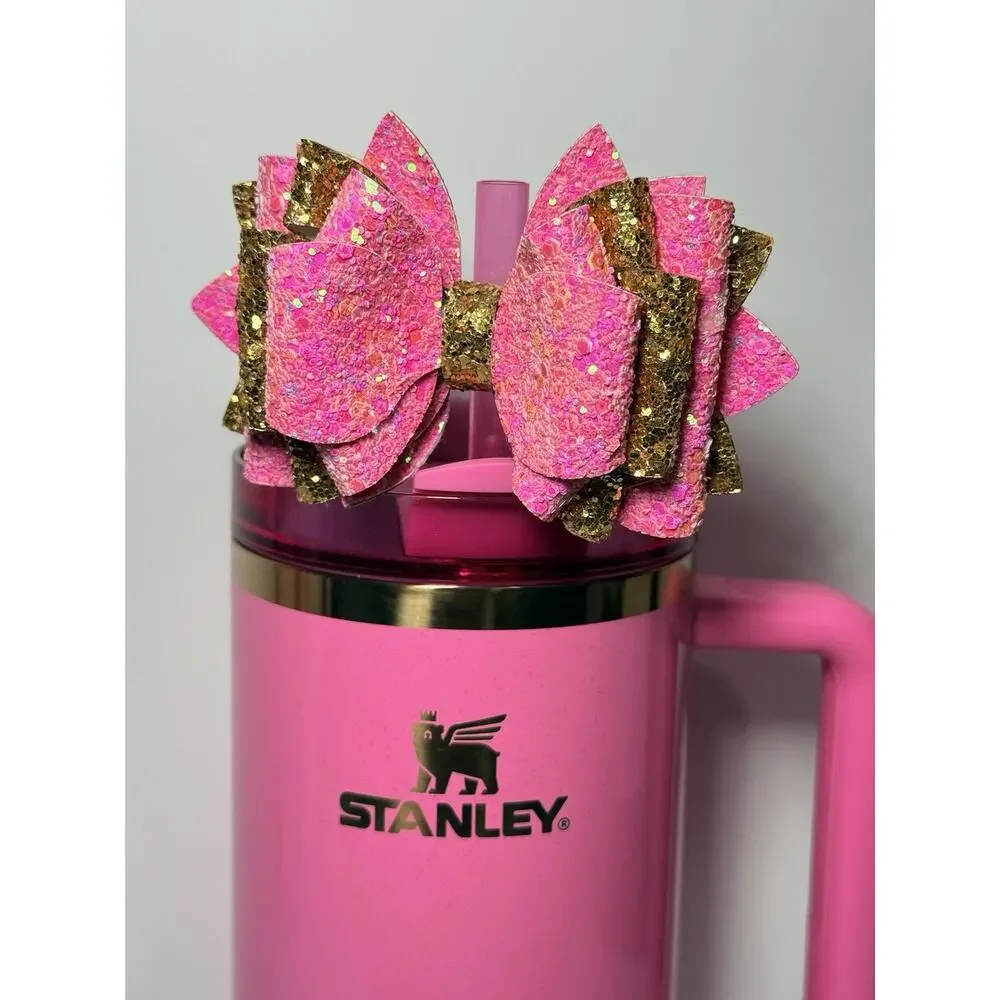 Stanley X Target X Wicked 2024 GLINDA GALINDA 40oz Tumbler BNWT + Custom Bow